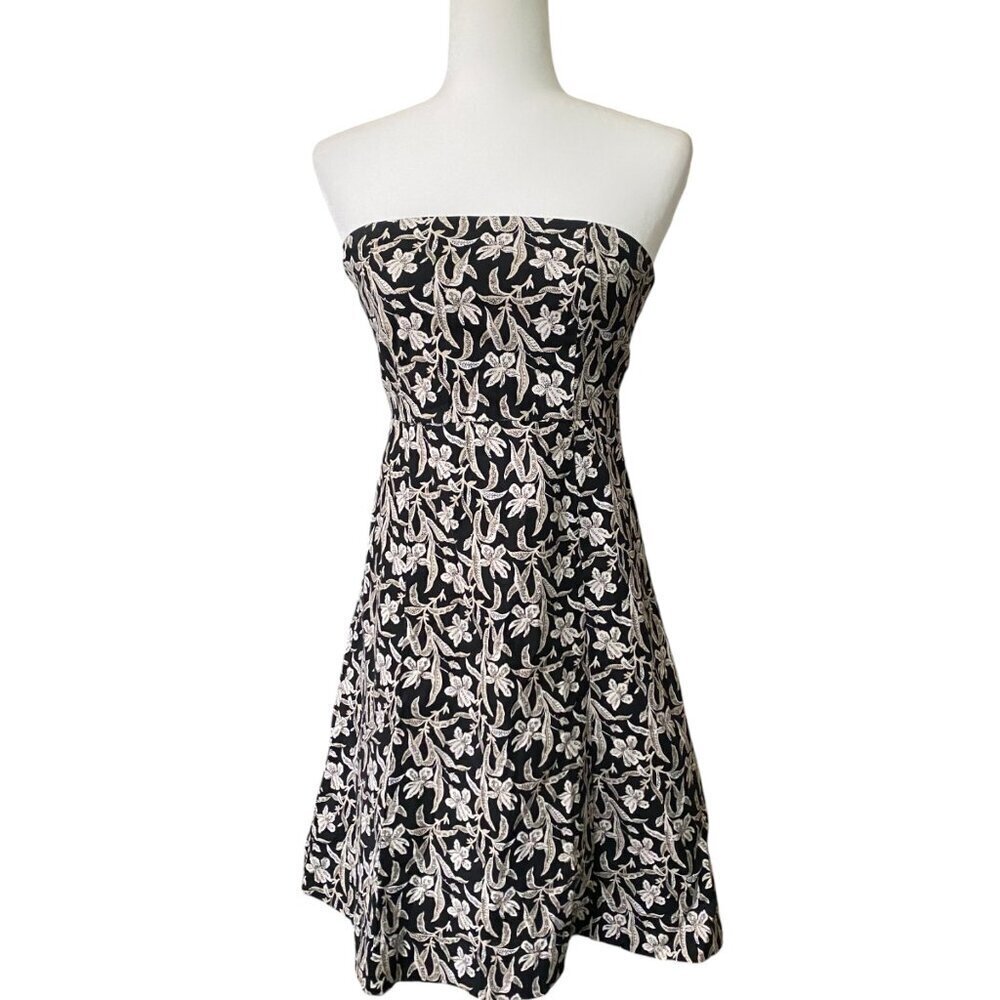 2004 Gap Strapless Paisley Dress size 6 Y2K